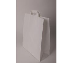 Papierová taška/biela 32x39x13cm