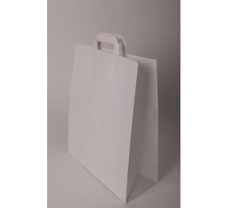 Papierová taška/biela 32x39x13cm